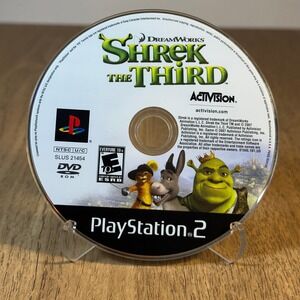 Activision Shrek the Third PS2 TESTED Standard Multicolor GOOD Disc Only